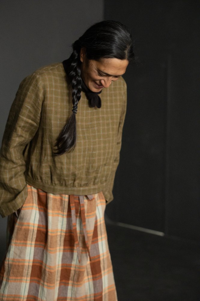European Laundered Linen Check - All of a Flurry
