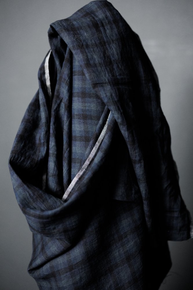 European Laundered Linen Check - All The Blues