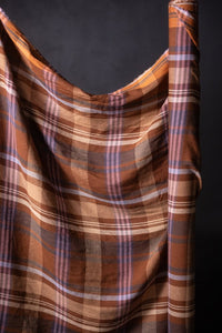 European Laundered Linen Check - Chatou Rust