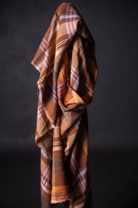 European Laundered Linen Check - Chatou Rust