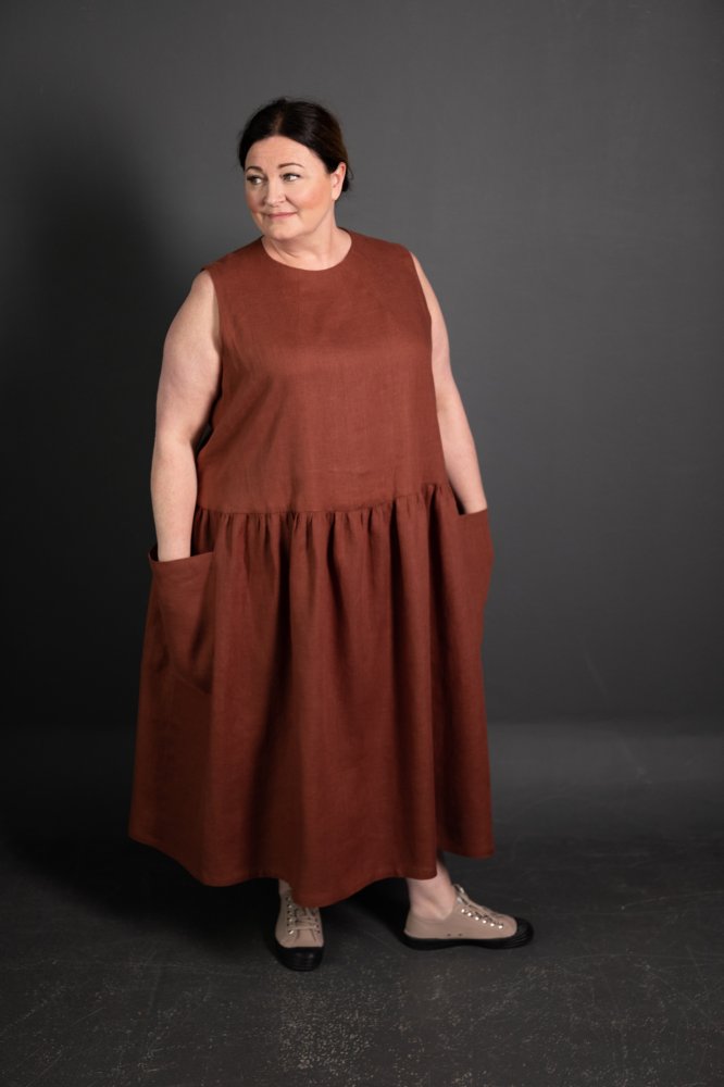 European Laundered Linen - Cinnamon Dust 185