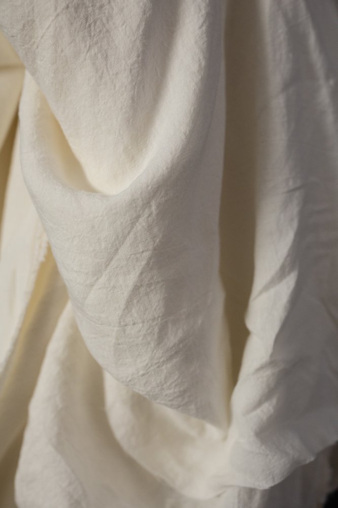 warm white extra wide linen
