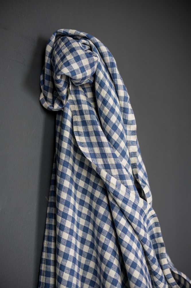 European Laundered Linen Gingham - Faro