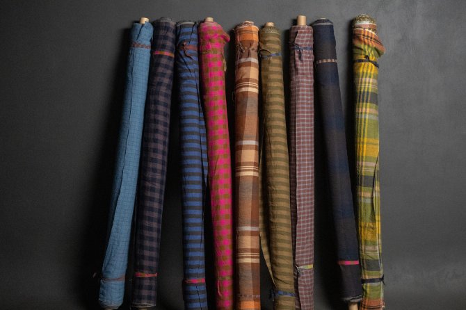 European Laundered Linen Check - Irish Blues