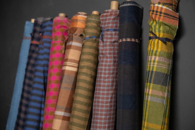 European Laundered Linen Check - Irish Blues