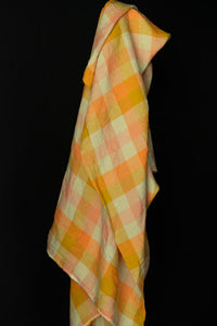 European Laundered Linen Check - Island Life