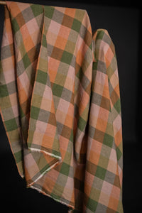 European Laundered Linen Check - Sea Holly