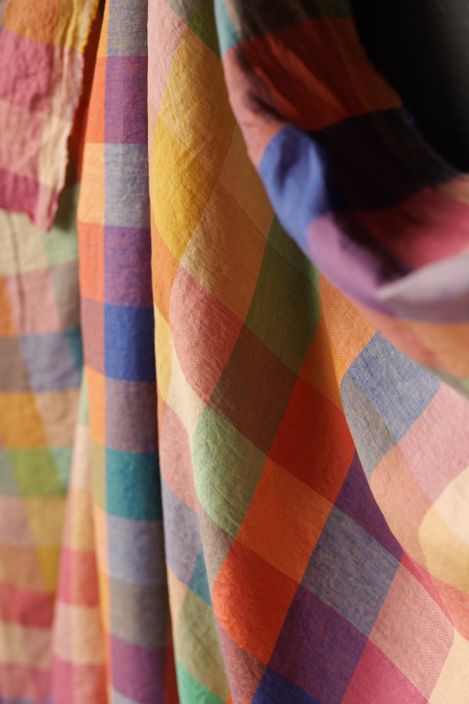 European Laundered Linen Check - Teacup