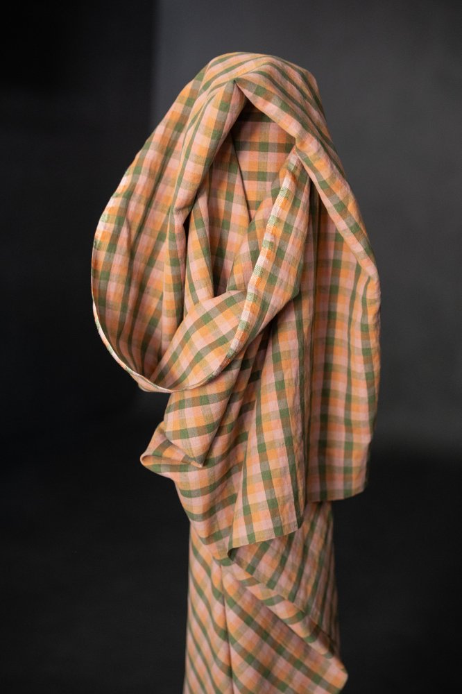 European Laundered Linen/Cotton - Vista Check