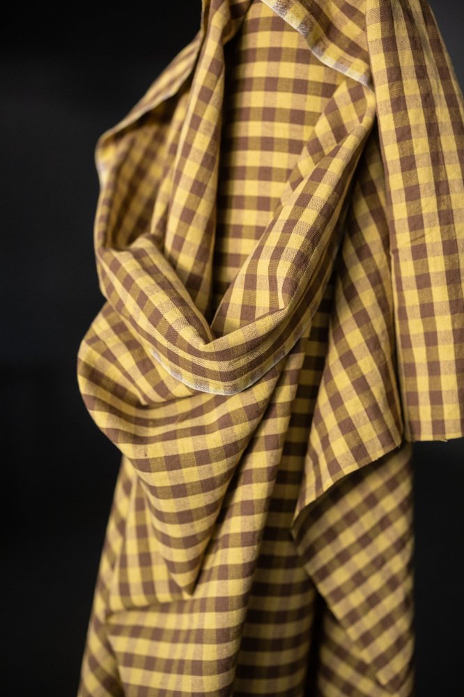European Laundered Linen/Cotton - Walton Check