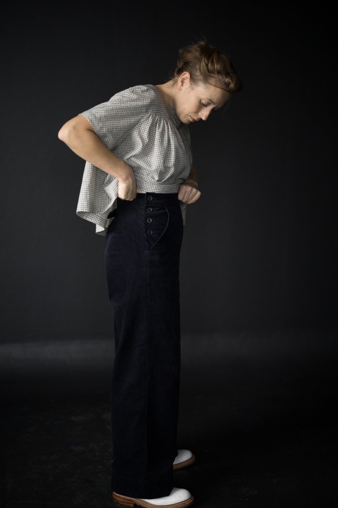 8 Wale Cotton Corduroy - Dark Navy