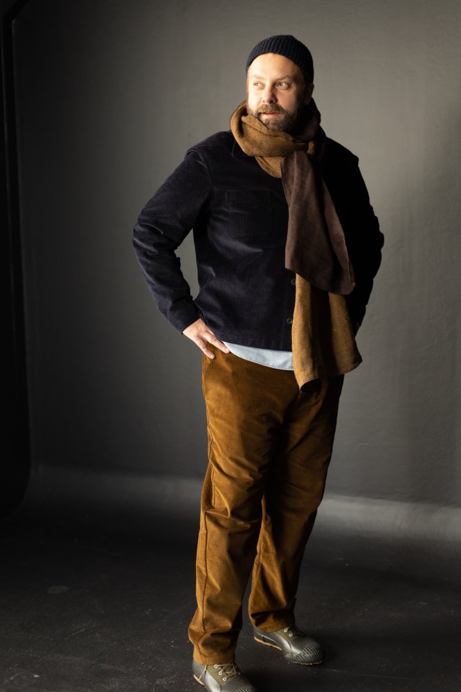 8 Wale Cotton Corduroy - Dark Navy