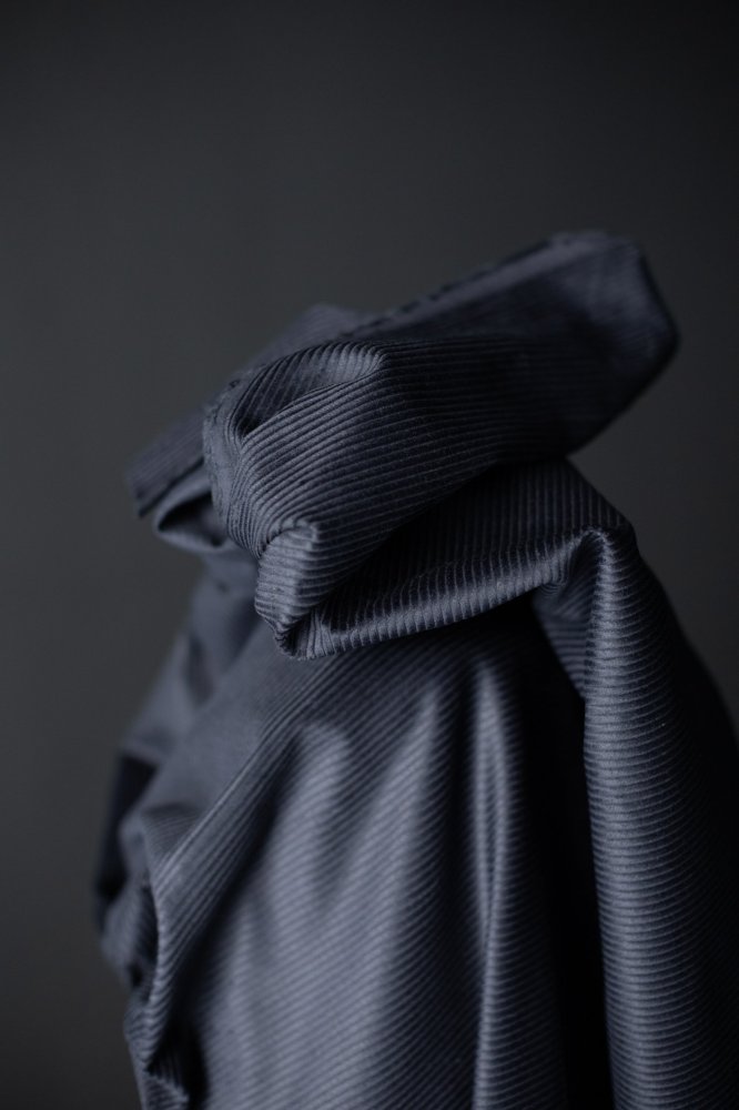 8 Wale Cotton Corduroy - Dark Navy