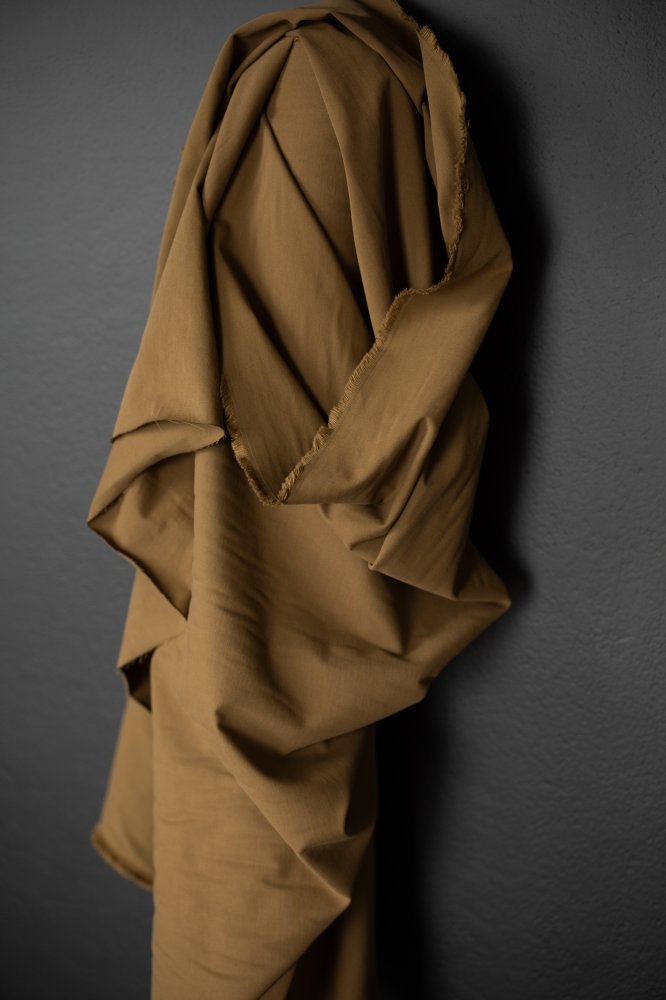 8oz Organic Sanded Twill - Monty Tan