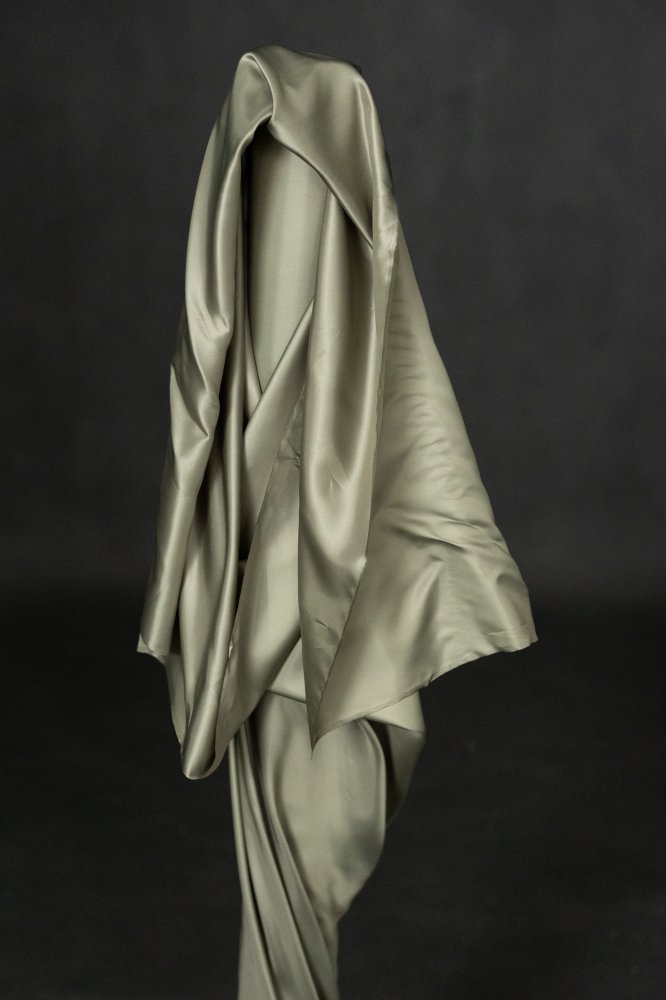 Sage green lining fabric