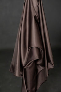Chocolate brown lining fabric