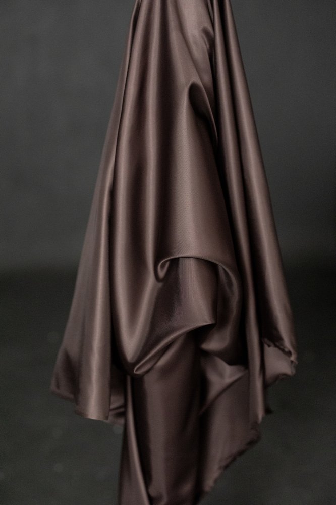 Chocolate brown lining fabric