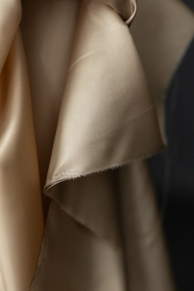 Golden lining fabric