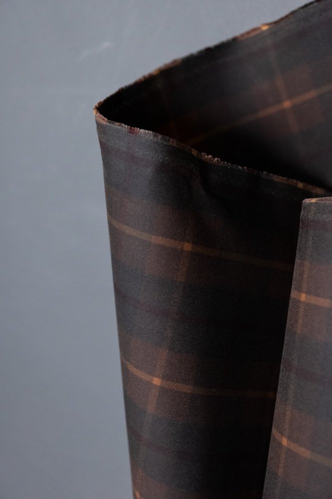 Hunter Brown Tartan Oilskin