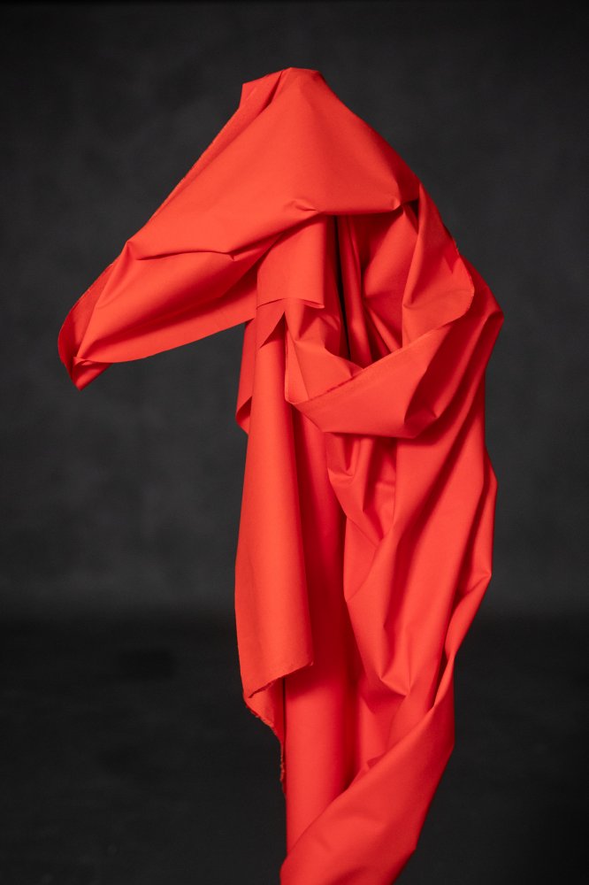 red barrier lining fabric
