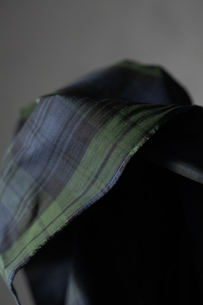 ripstop fabric with a blackwatch check