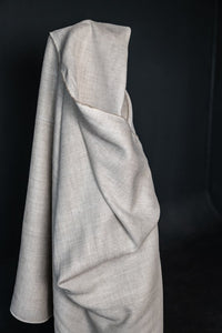 Laundered Upholstery Linen - White Sands 420