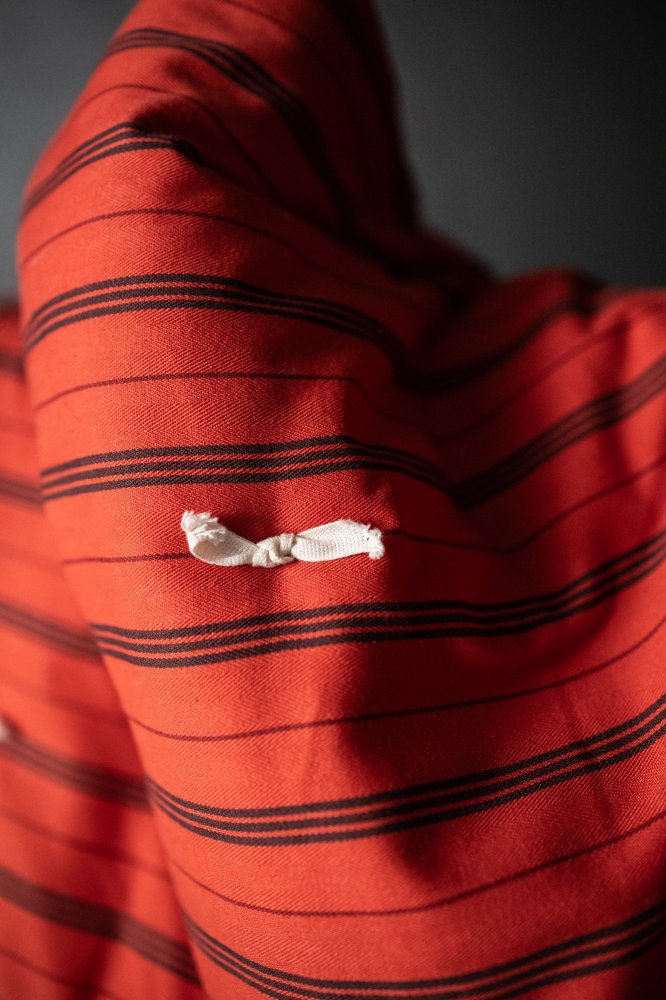 Overdyed Organic Ticking - Havana