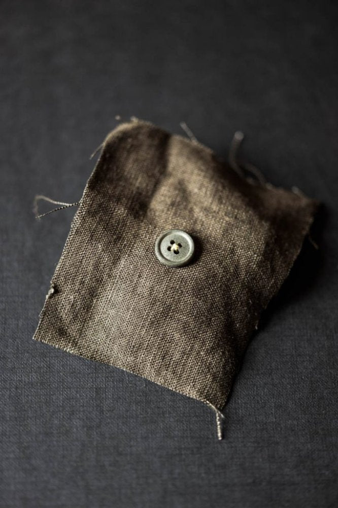 Cotton Button 15mm - Spruce