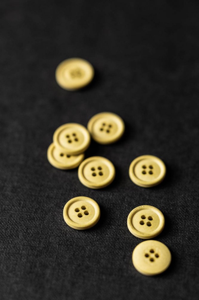 Cotton Button 15mm - Mr Citrus