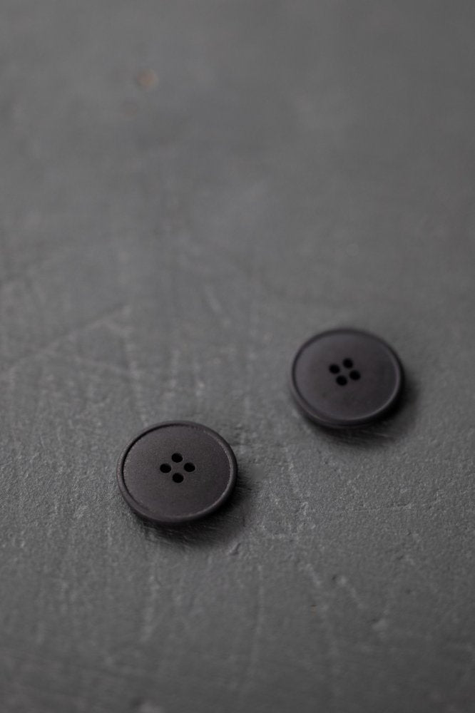 Hemp Button 20mm - Black