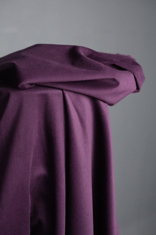 Remnant (Aubergine 14 Wale Cotton Corduroy)