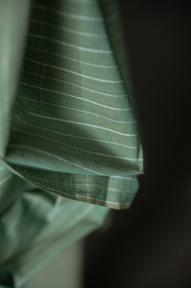Remnant (Bay Stripe Handwoven Cotton Stripe)