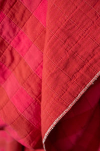 Remnant (Polly Gingham  Quilted Cotton Jacquard)