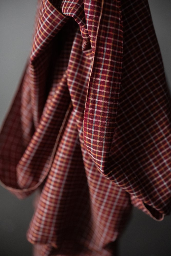 Remnant (Santini Handwoven Cotton Check)