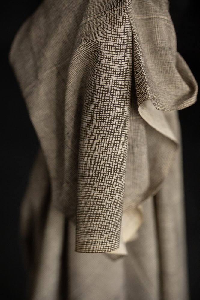 Remnant (Minesweeper Indian Block Print Cotton)