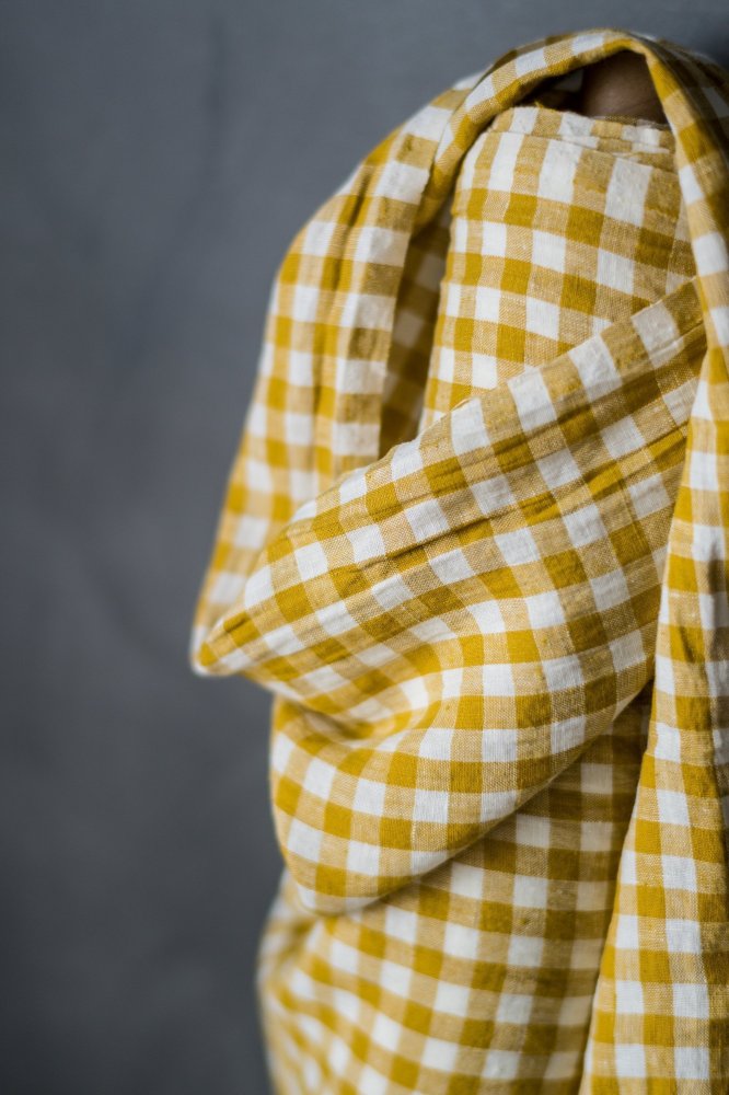 Remnant (European Laundered Linen Gingham Penzance)