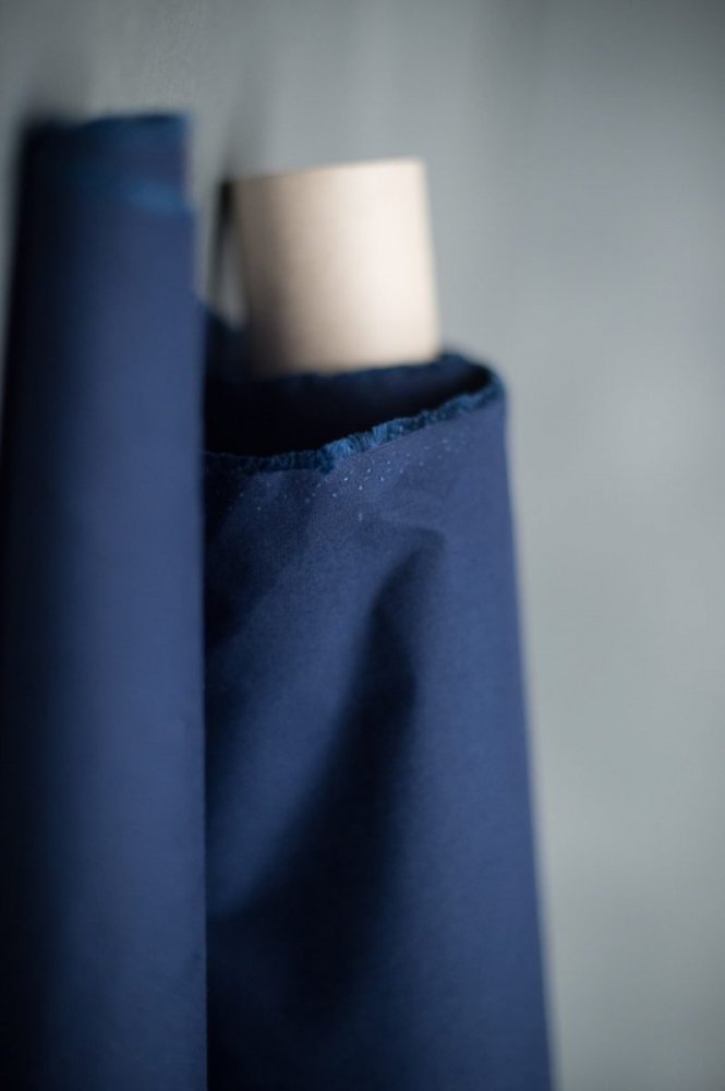 Remnant (Navy Organic Cotton Dry Oilskin)