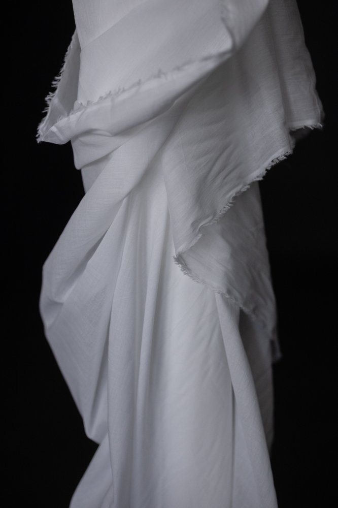 Remnant (Organic Cotton Voile White)