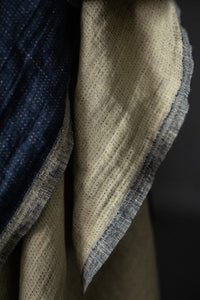 Remnant (Rainfall Navy Double Gauze Linen)