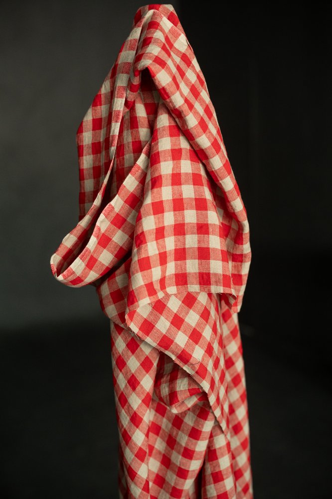 Remnant (Joy European Laundered Linen Gingham)