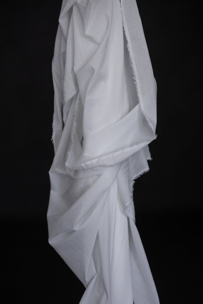 Remnant (Organic Cotton Voile White)