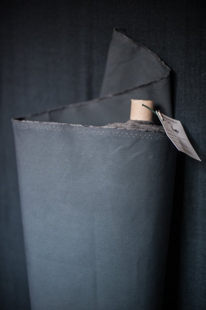 Remnant - Urban Grey Organic Cotton Dry Oilskin