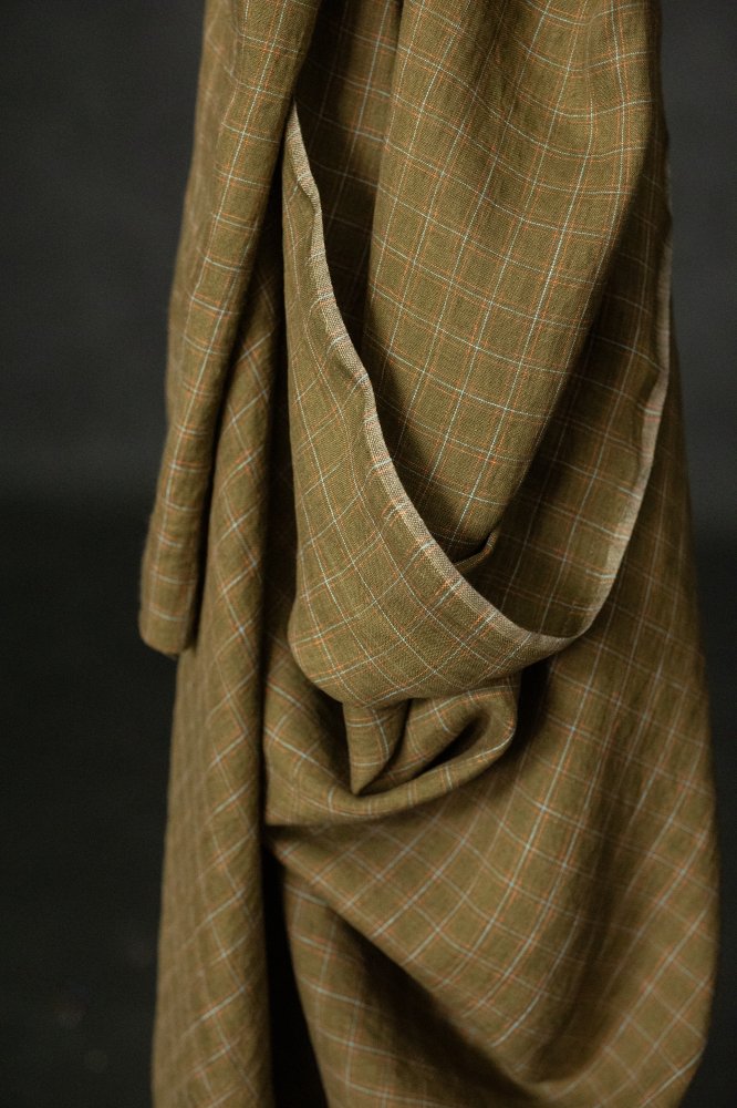 Remnant (All of a Flurry European Laundered Linen Check)