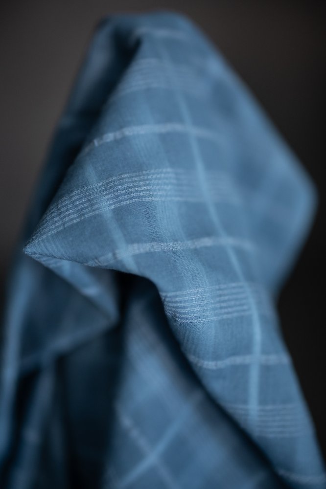 Remnant (Indian Cotton Cerulean Blue)