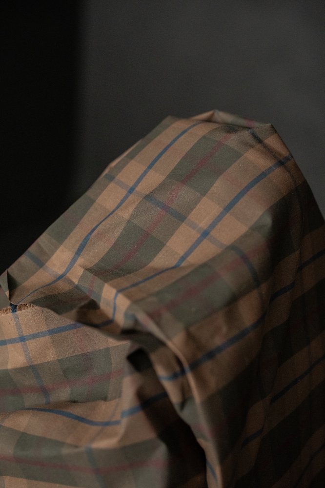 Remnant (Organic Cotton Dry Oilskin Lark Tartan)