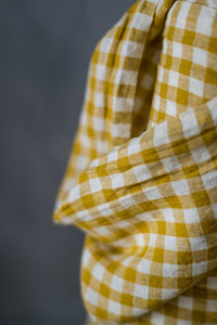 Remnant (European Laundered Linen Gingham Penzance)
