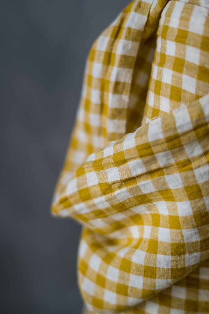 Remnant (European Laundered Linen Gingham Penzance)