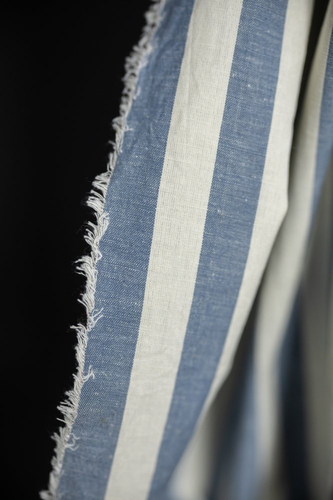 Remnant (Organic Cotton/Linen Stripe Amalfi)