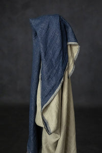 Remnant (Rainfall Navy Double Gauze Linen)