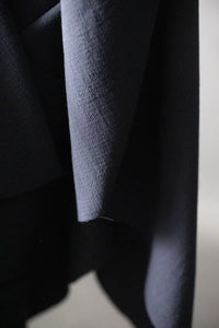 Remnant (Navy Double Wool Crepe)